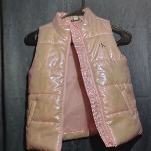 Calvin Klein Kids Shiny Pink Vest